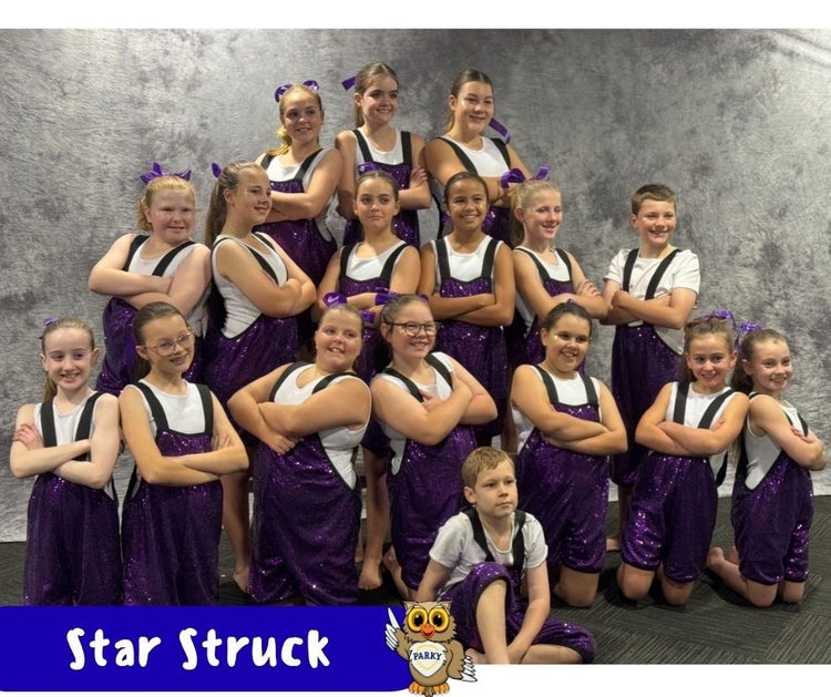 Star Struck representative dancers in costume for the performance.