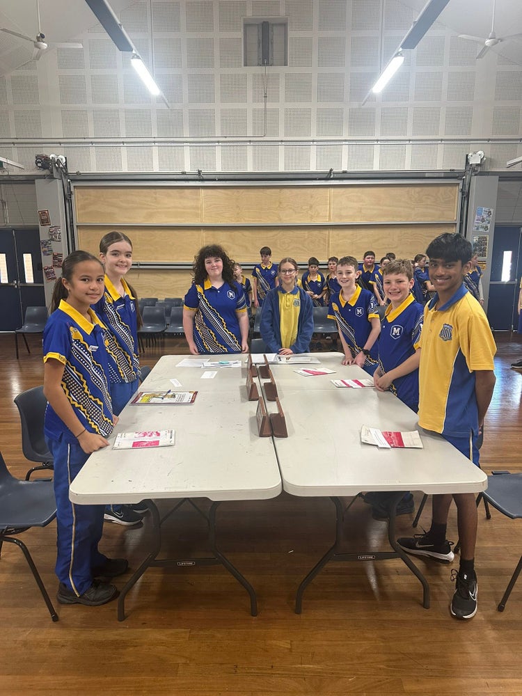 Student leaders representing at our School Parliament.