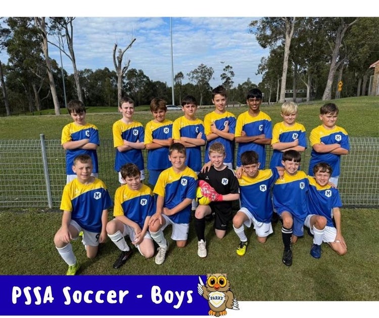 Our PSSA boys soccer team who represented our school at the inter-schools competition in 2025.
